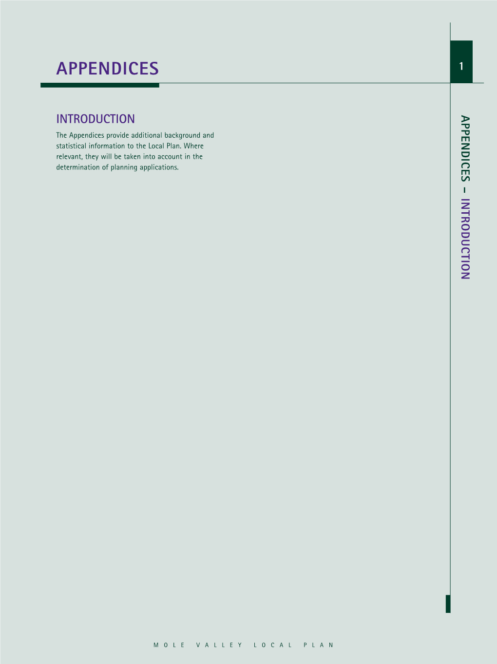 Mole Valley Local Plan