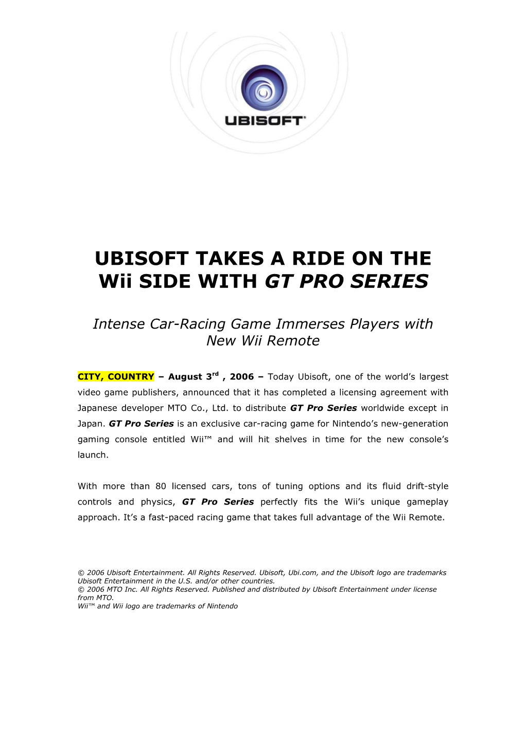 Ubisoft GT Pro Series 8 1