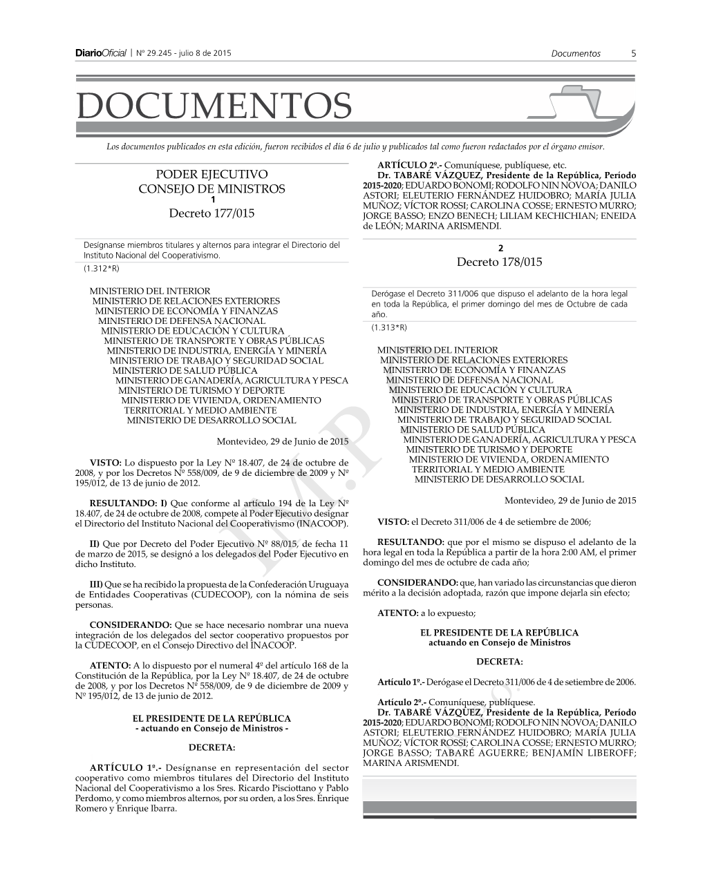 IM.P.O.Mérito a La Decisión Adoptada, Razón Que Impone Dejarla Sin Efecto; De Entidades Cooperativas (CUDECOOP), Con La Nómina De Seis Personas