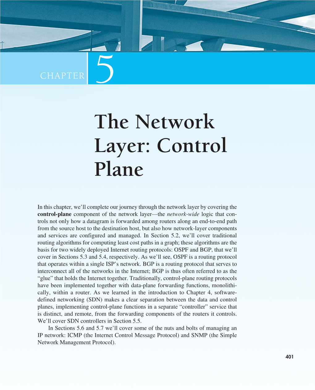 The Network Layer: Control Plane