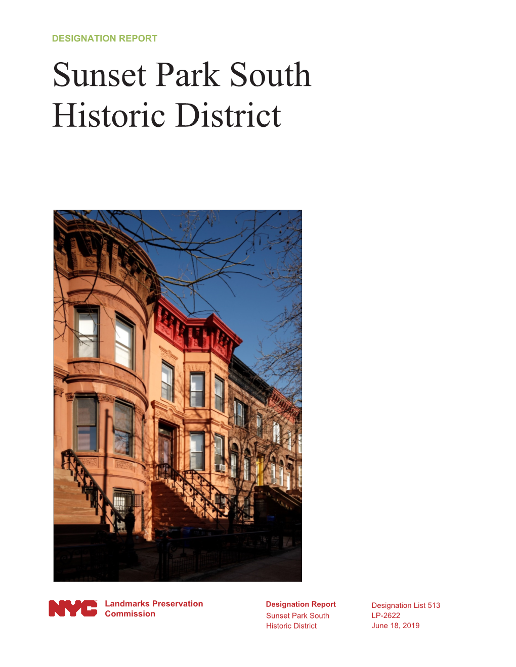 Sunset Park South Historic District