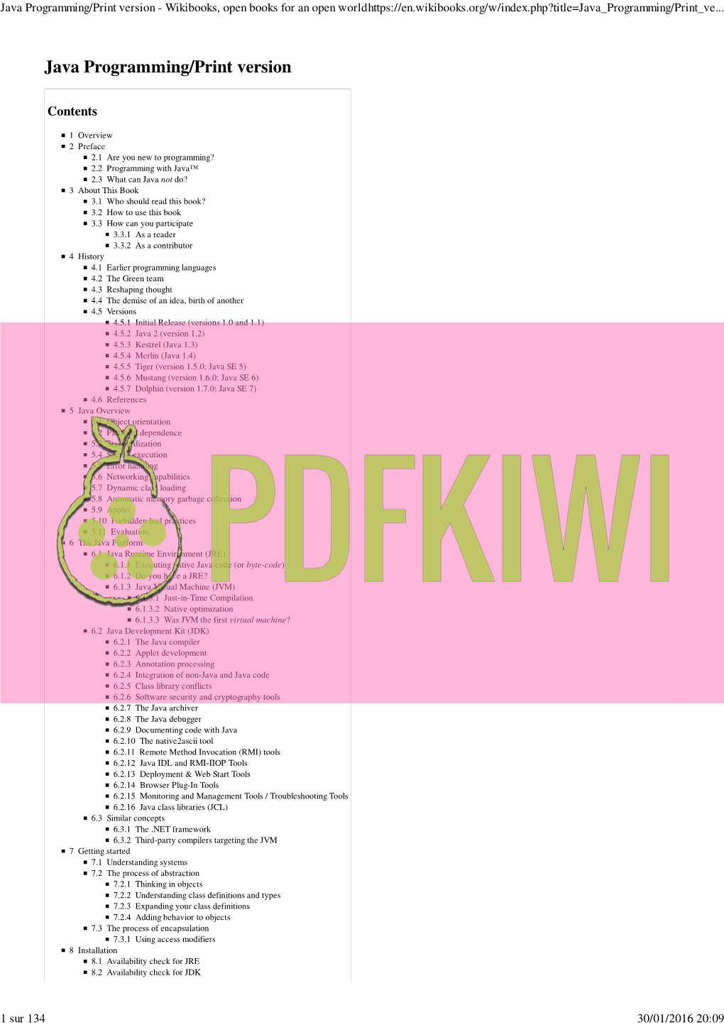 Java Programming/Print Version - Wikibooks, Open Books for an Open World