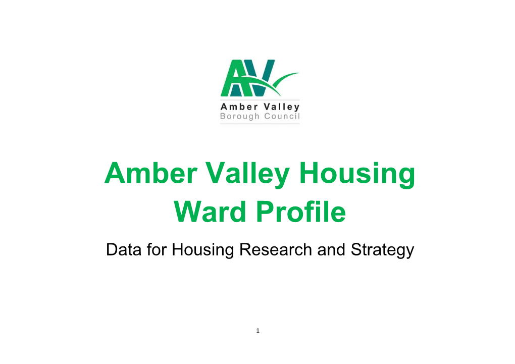 Amber Valley Housing Ward Profile