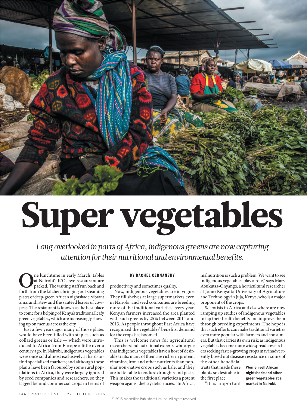 Long Overlooked in Parts of Africa, Indigenous Greens Are Now Capturing Attention for Their Nutritional and Environmental Benefits