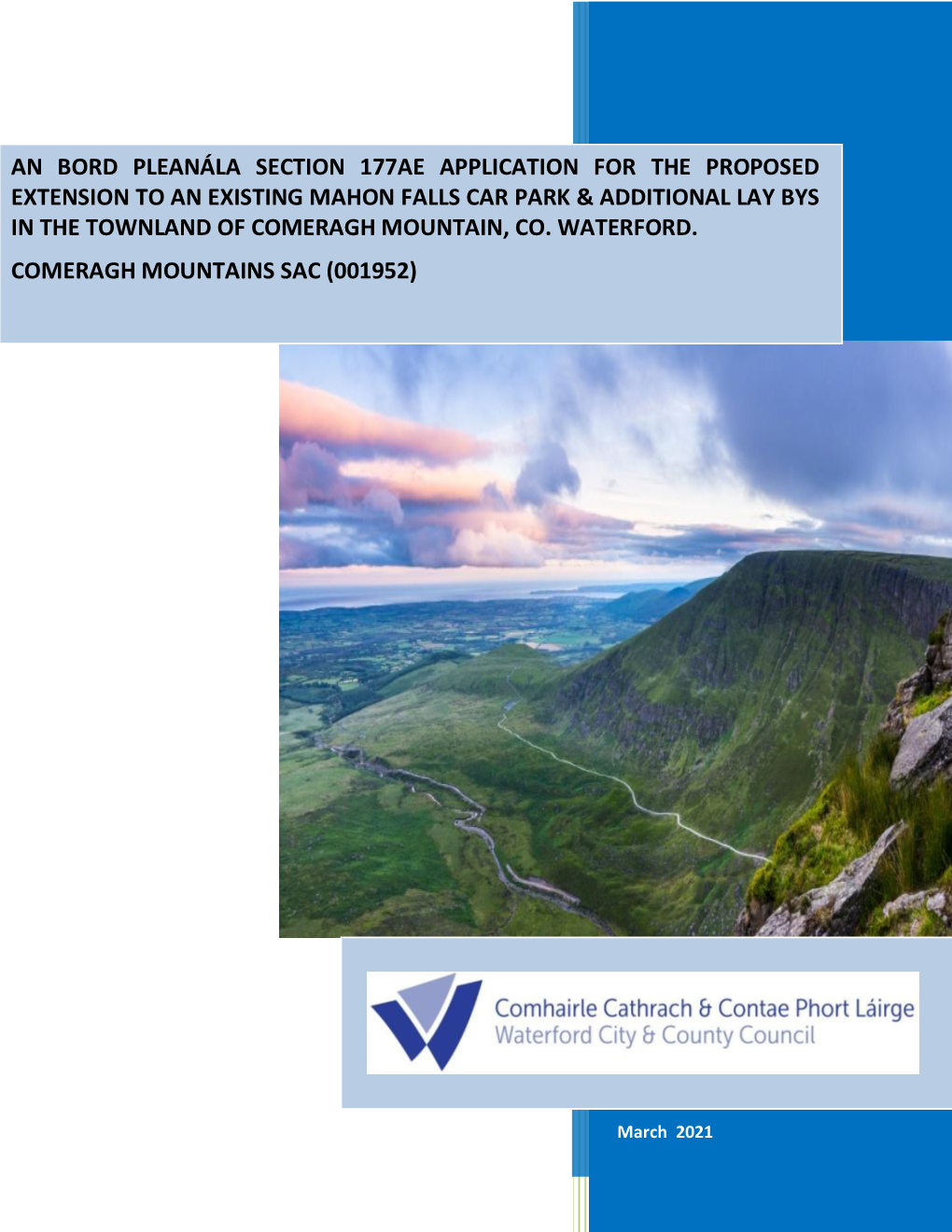 Section 177-AE Application Report Mahon Falls Car Park.Pdf