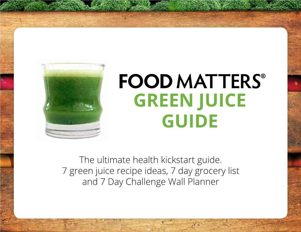 Green Juice Guide