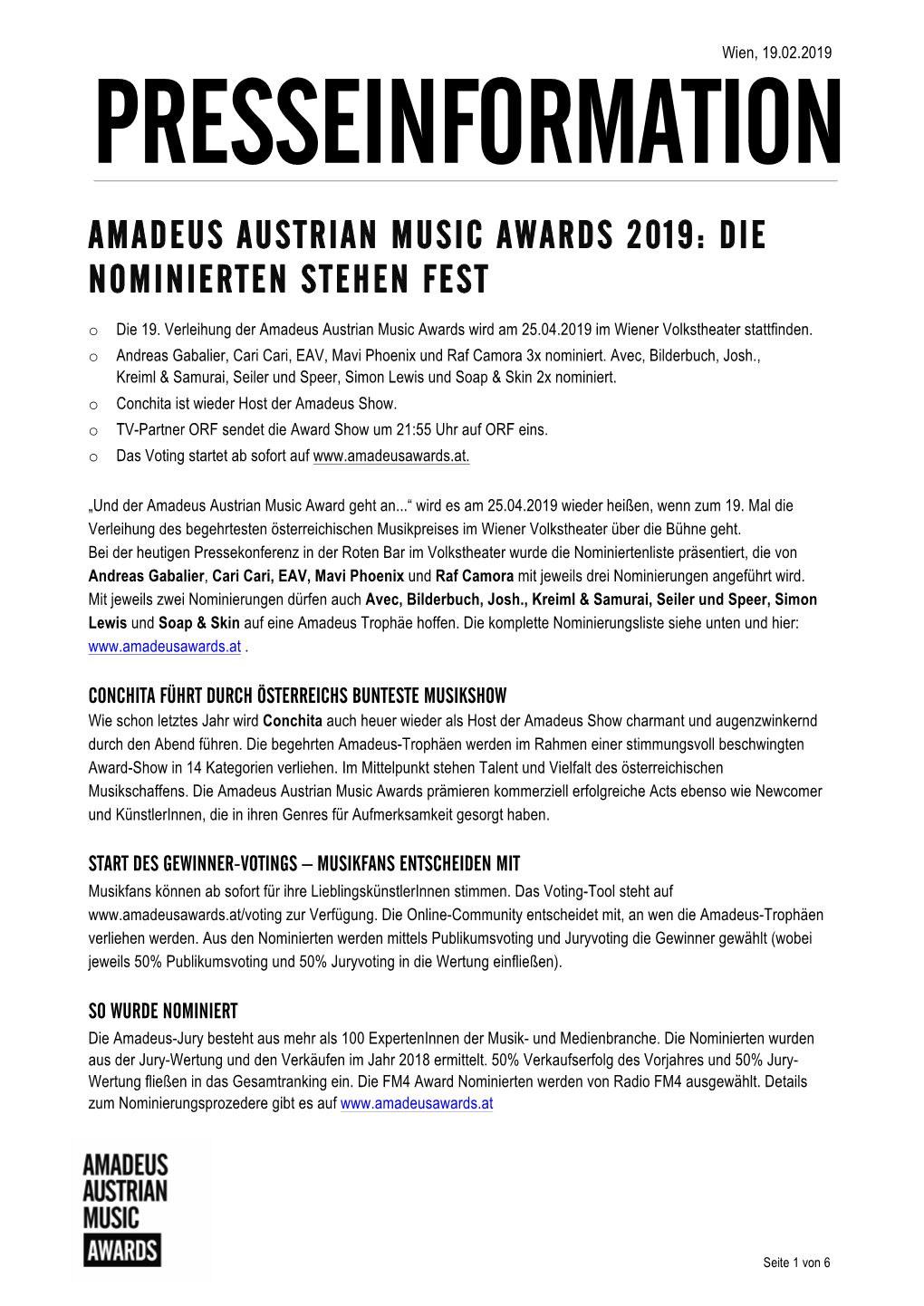 1 Amadeus19 Presseinformation19 02 19