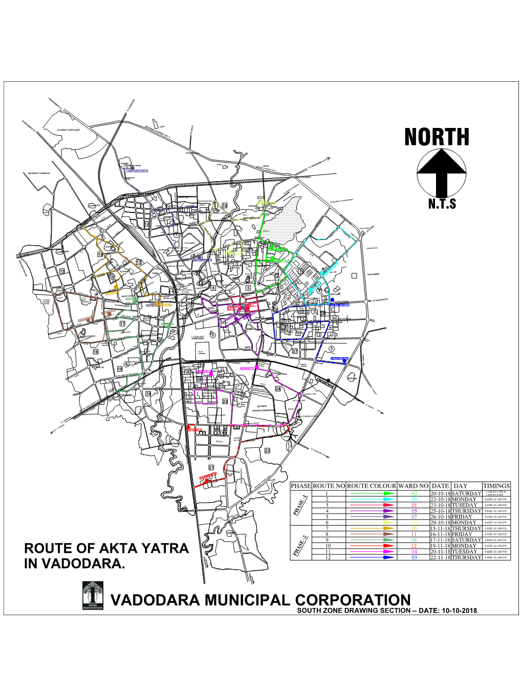 South Zone Drawing Section -- Date: 10-10-2018