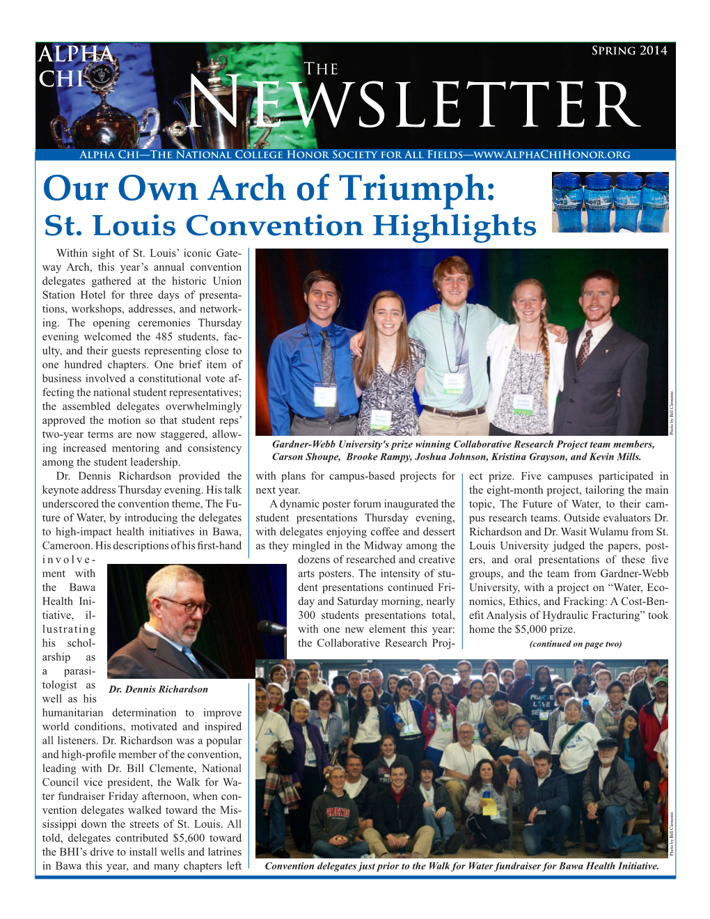 Spring 2014 Newsletter