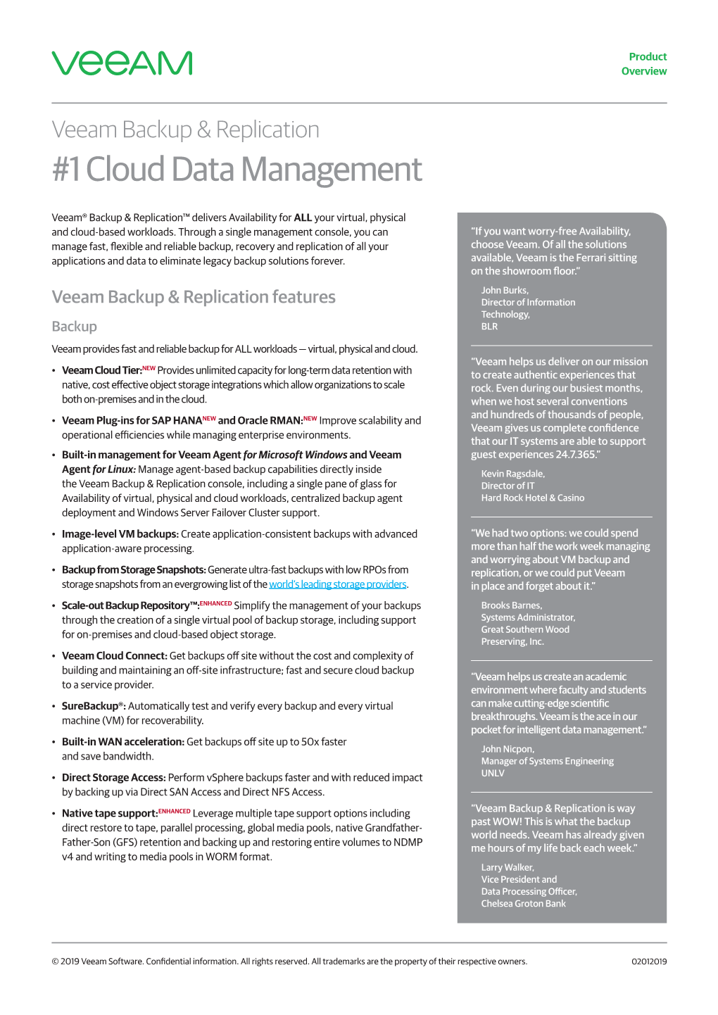 1 Cloud Data Management