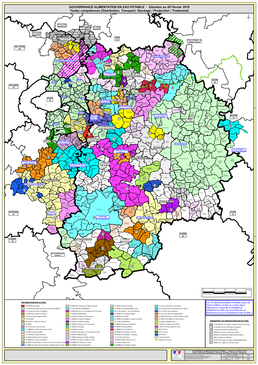 Situation Au 08 Février 2019 Toutes Compétences (Distribution, Transport, Stockage / Production / Traitement)