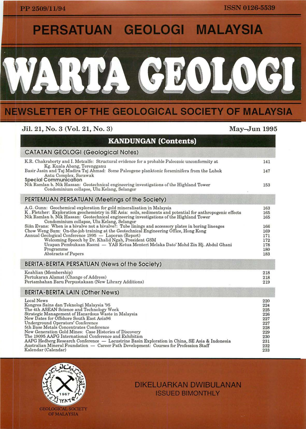 Geotechnical Engineering Investigations of the Highland Tower Condominium Collapse, Idu Kelang, Kuala Lumpur