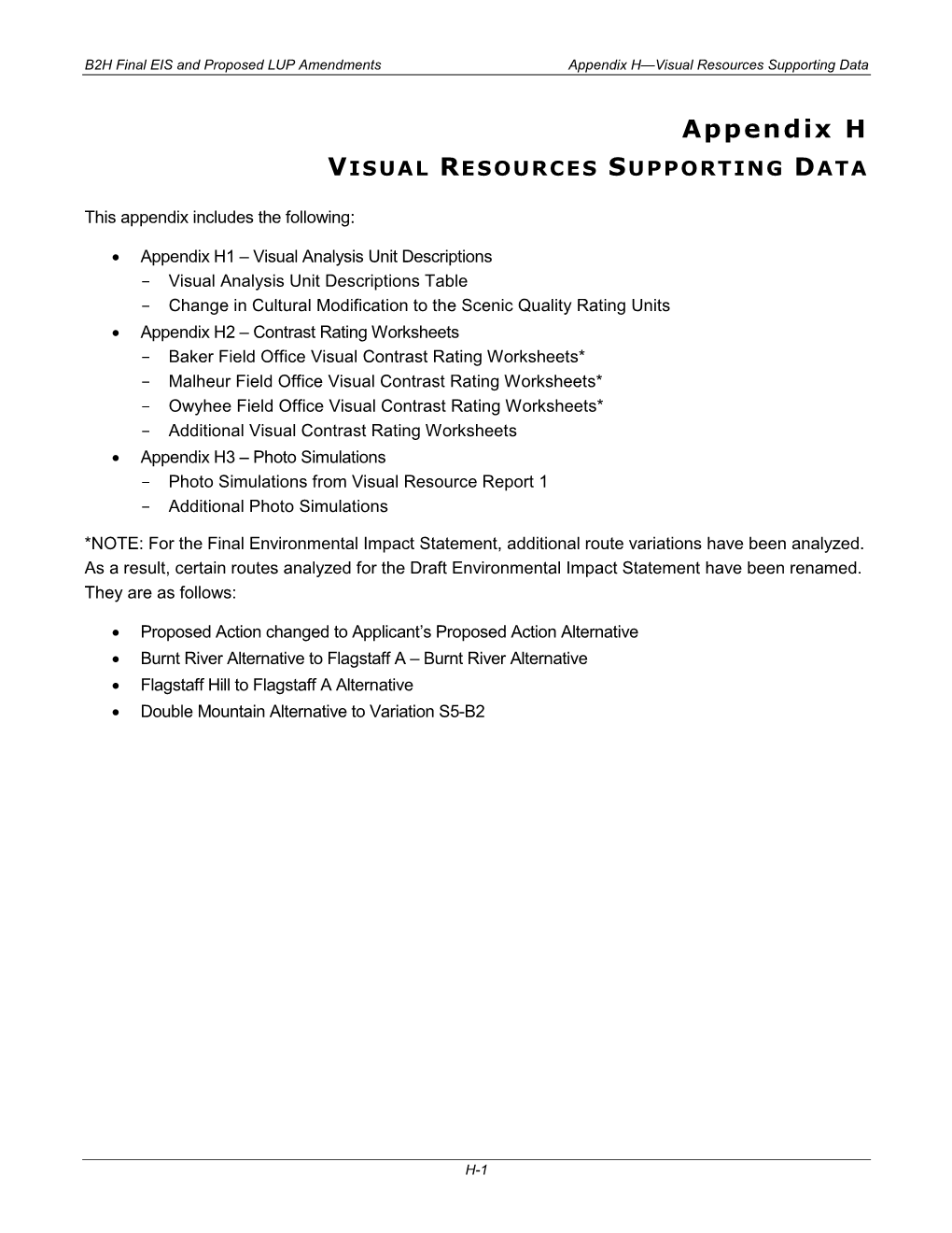 Final Environmental Impact Statement and Proposed Land-Use Plan Amendments for the Boardman to Hemingway Transmission Line Proje