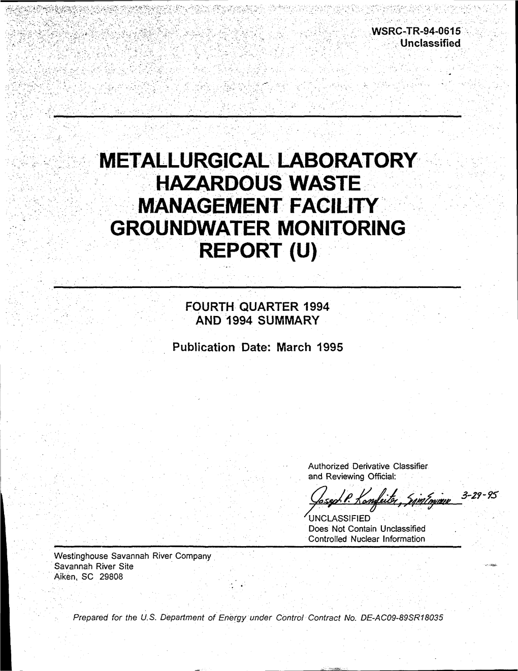 Metallurgical Laboratory (HWMF)