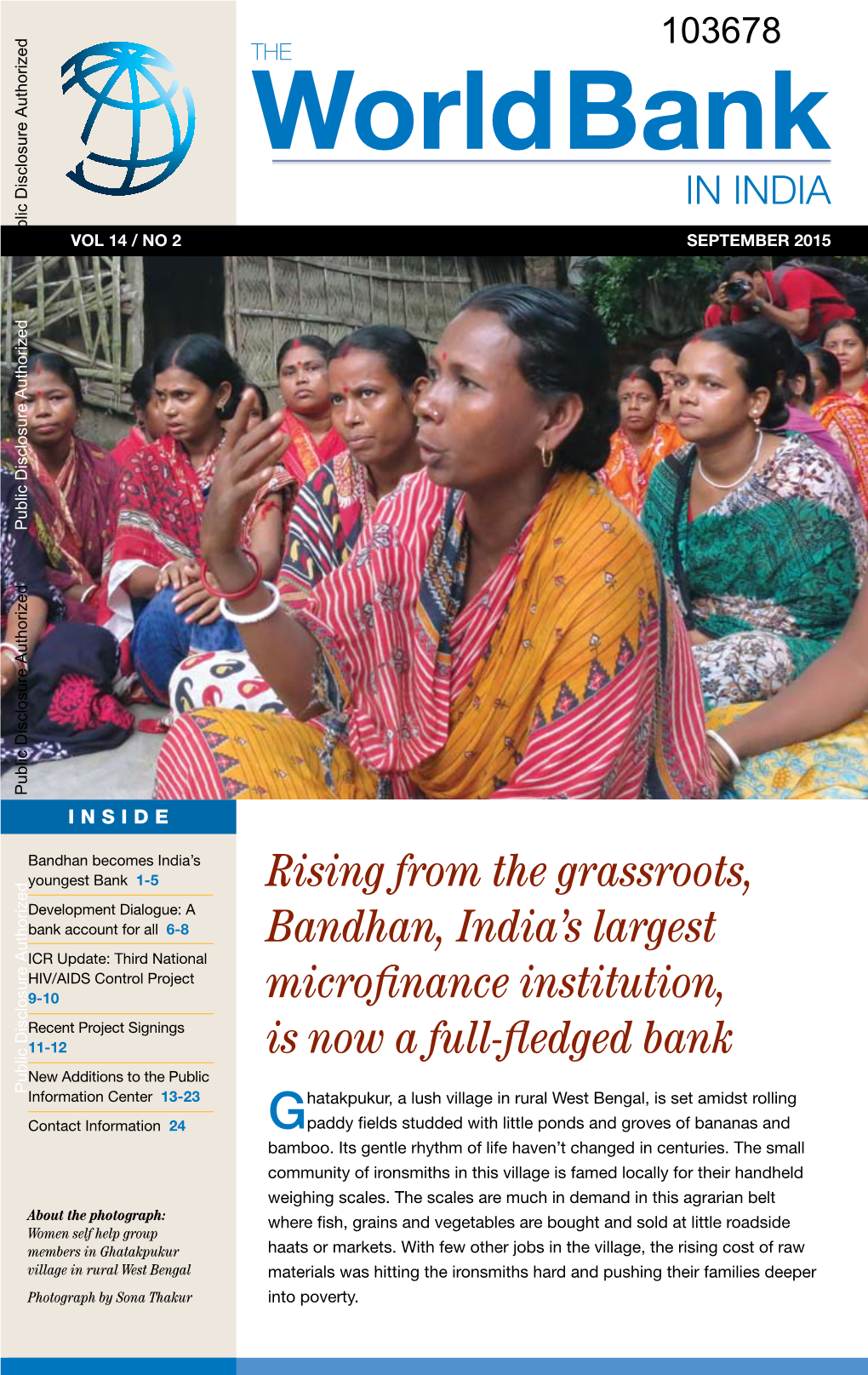 103678 Worldbank in INDIA