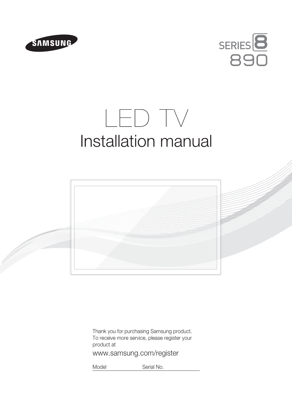 LED TV Installation Manual