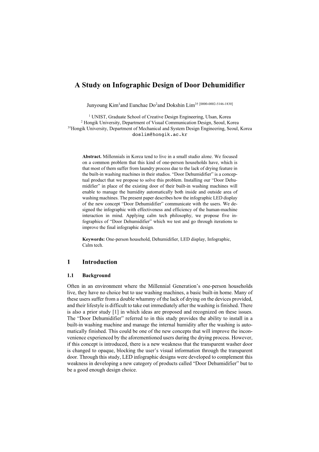 A Study on Infographic Design of Door Dehumidifier