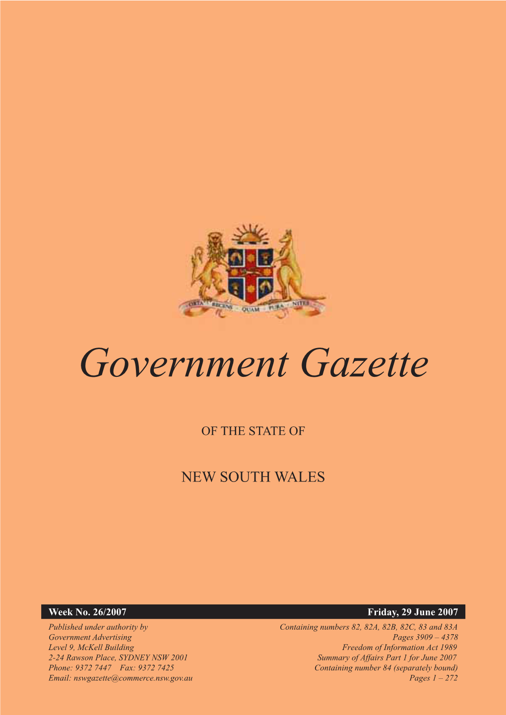 Government Gazette