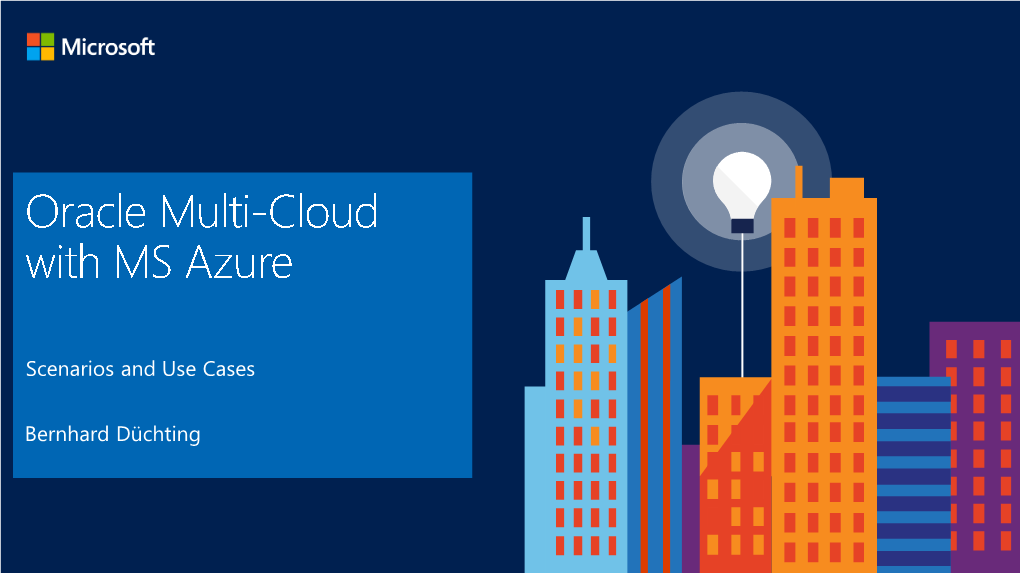 Oracle Cloud Infrastructure and Microsoft Azure – Benefits