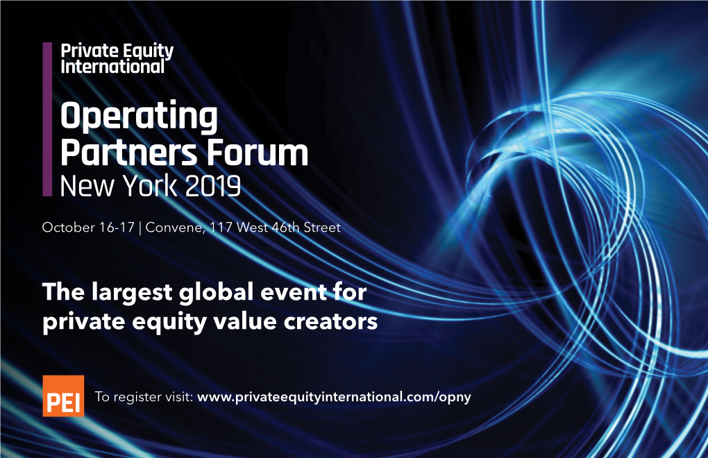 Operating Partners Forum