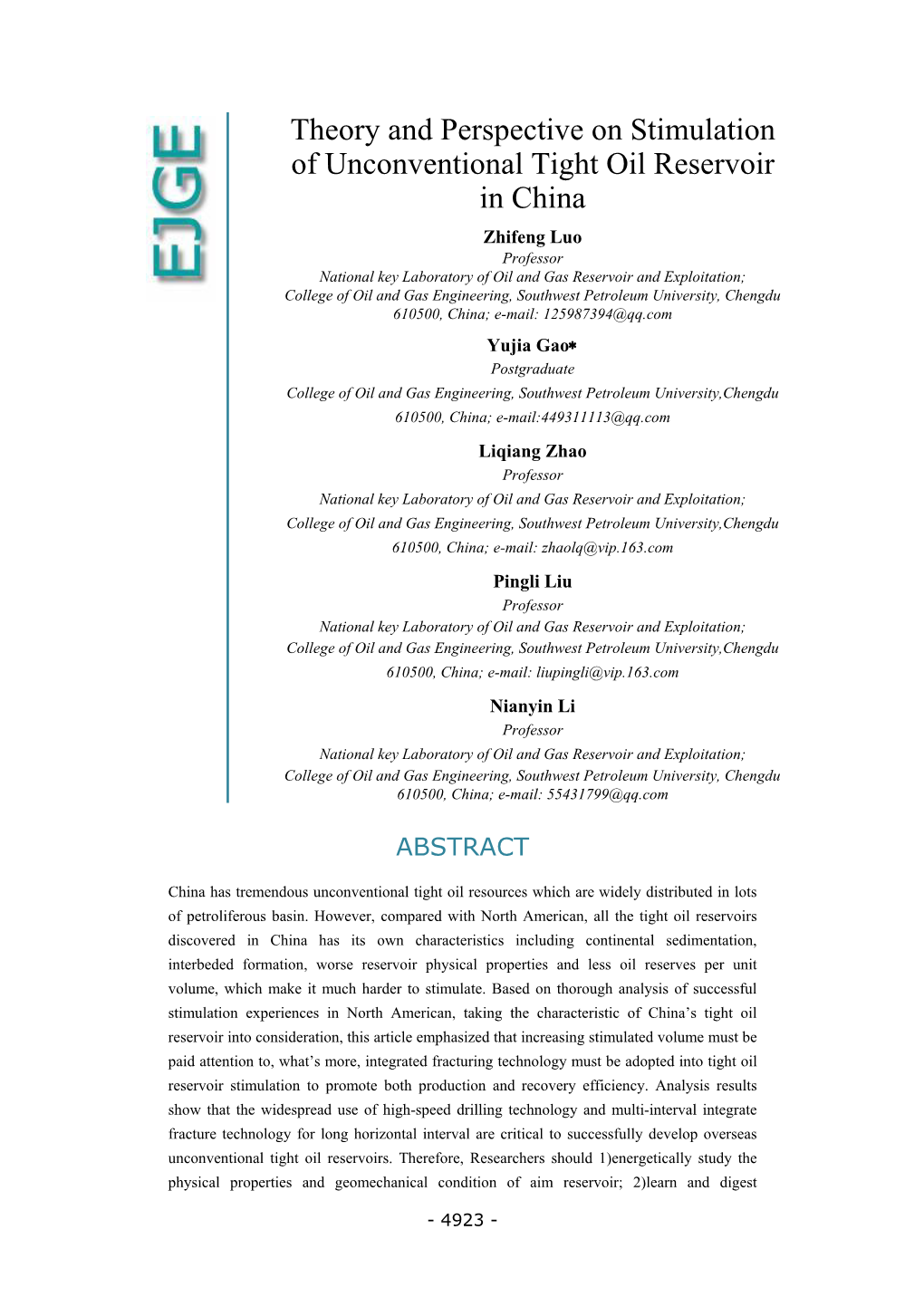 Theory and Perspective on Stimulation of Unconventional Tight