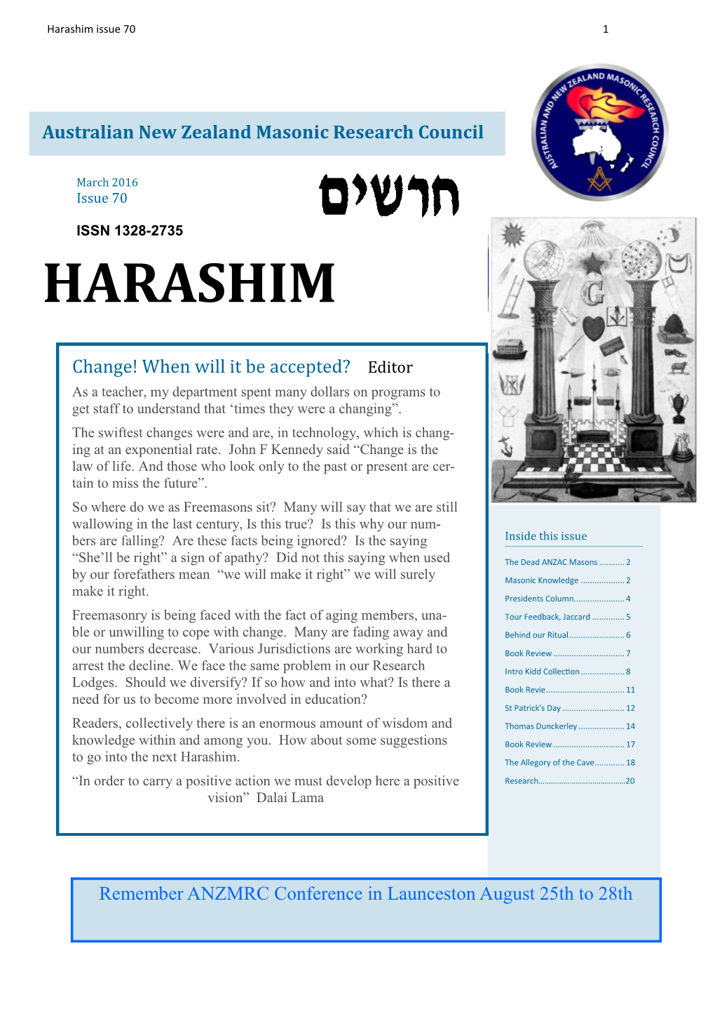 Harashim Issue 70 1