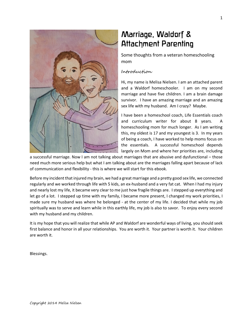 Marriage, Waldorf & Attachment Parenting