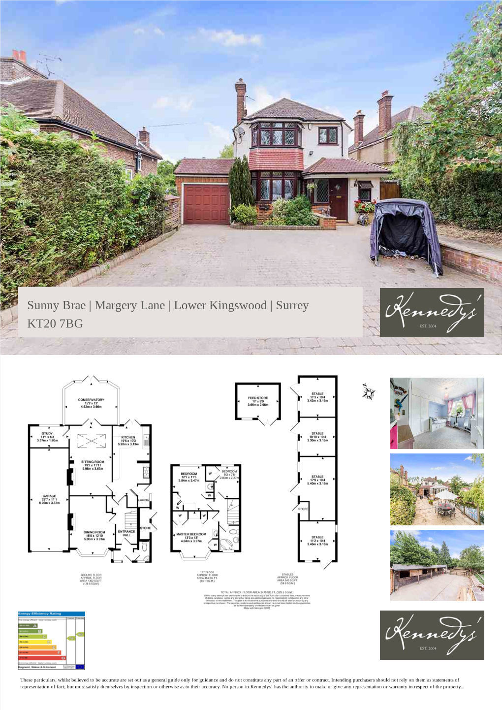 Sunny Brae | Margery Lane | Lower Kingswood | Surrey KT20 7BG