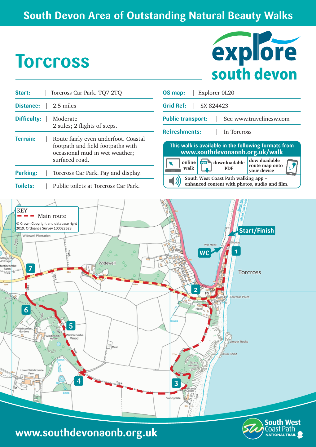 South Devon Area of Outstanding Natural Beauty Walks