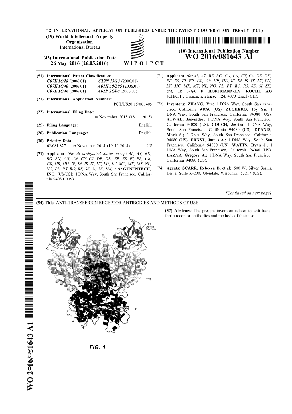 WO 2016/081643 Al 26 May 2016 (26.05.2016) W P O P C T