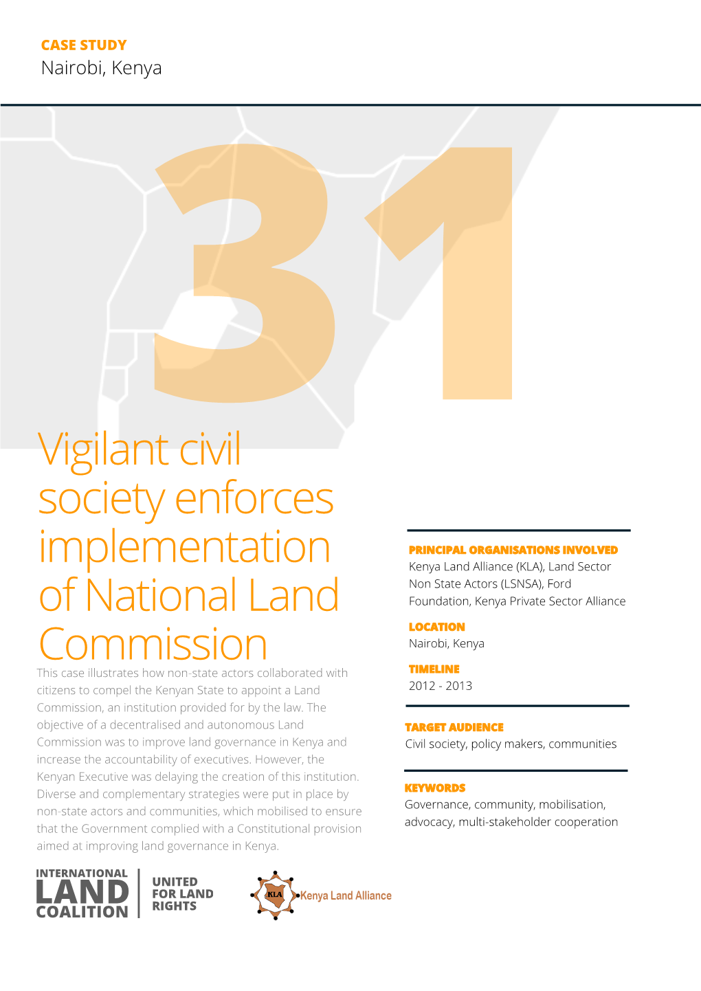 Vigilant Civil Society Enforces Implementation of National Land Commission