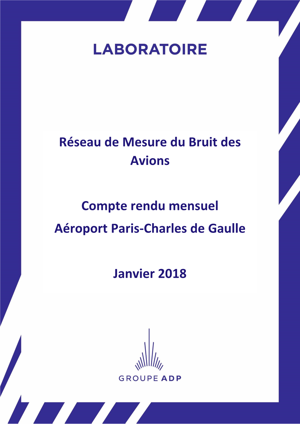 Réseau De Mesure Du Bruit Des Avions Compte Rendu Mensuel