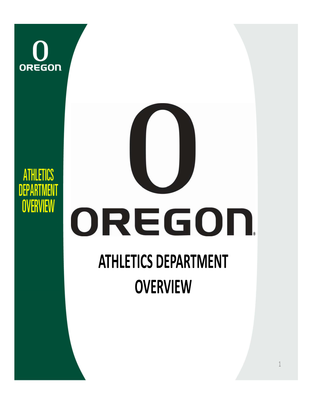 Athletics Department Overview