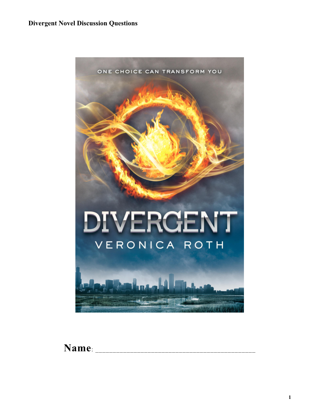 Divergent Chapter Questions