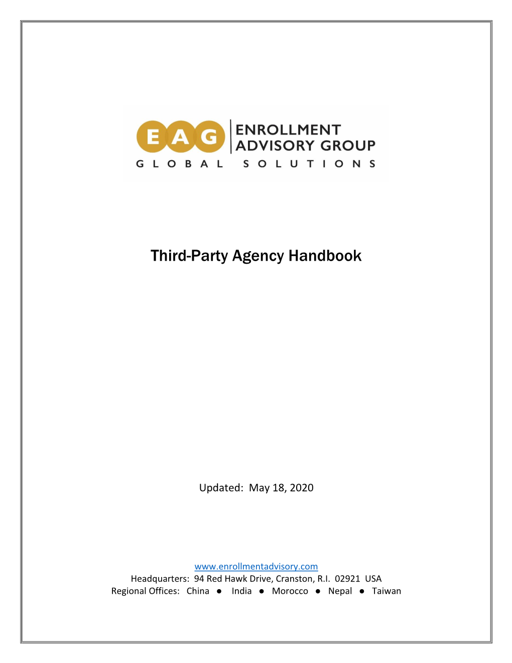 Third-Party Agency Handbook