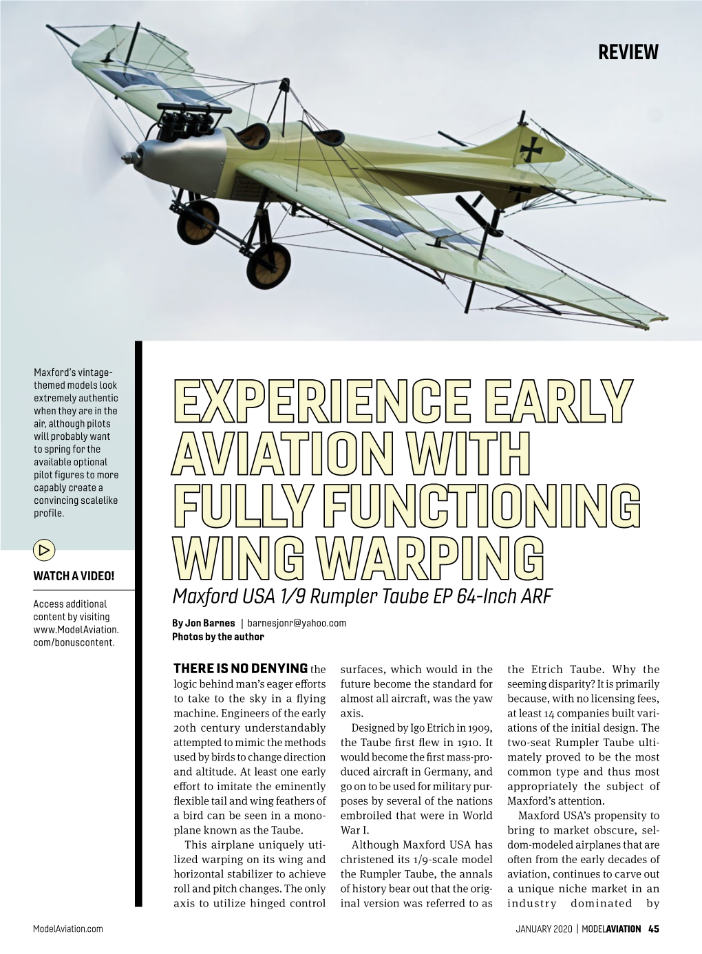 Experience Early Aviation with Fully