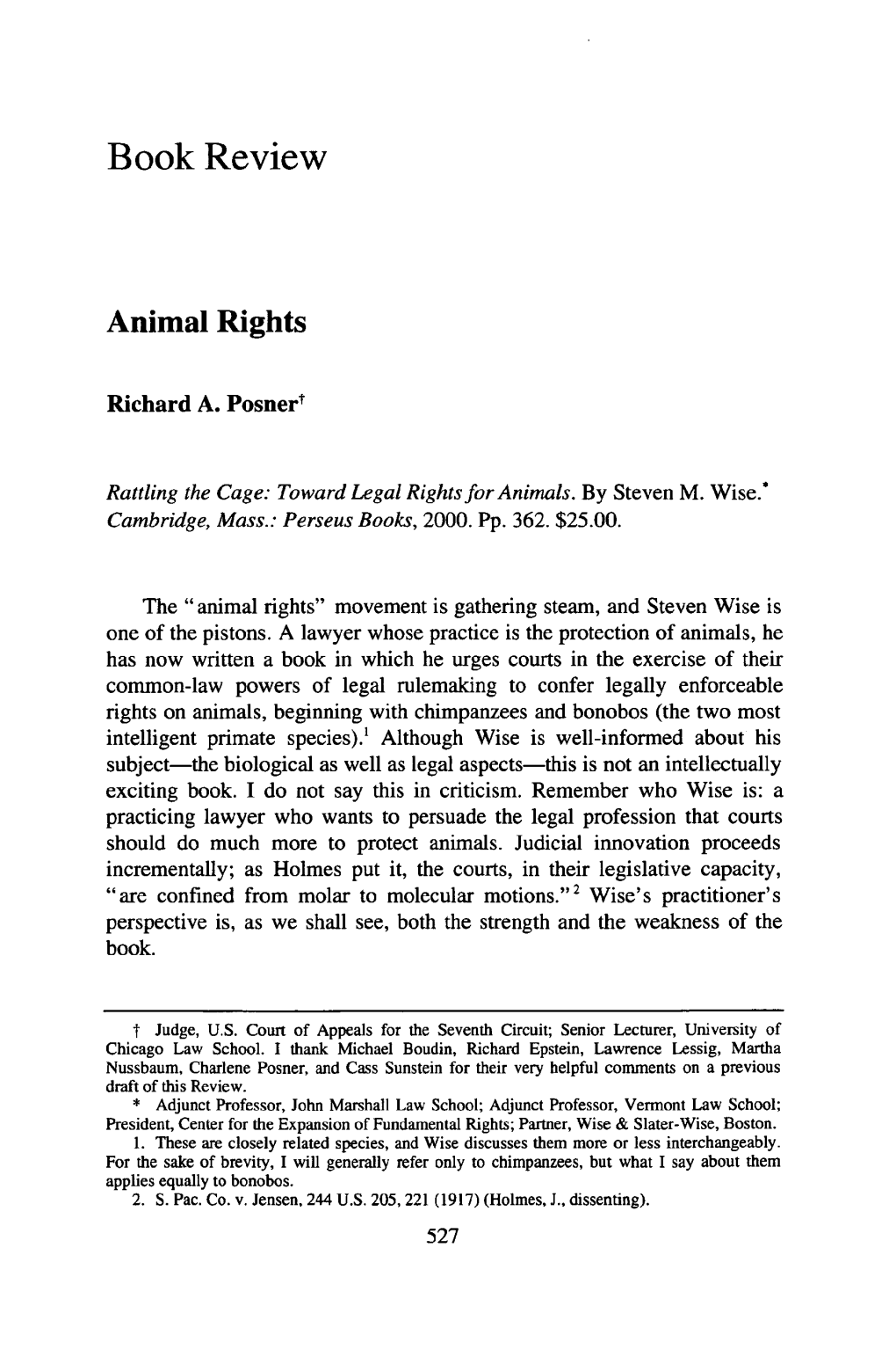 Animal Rights