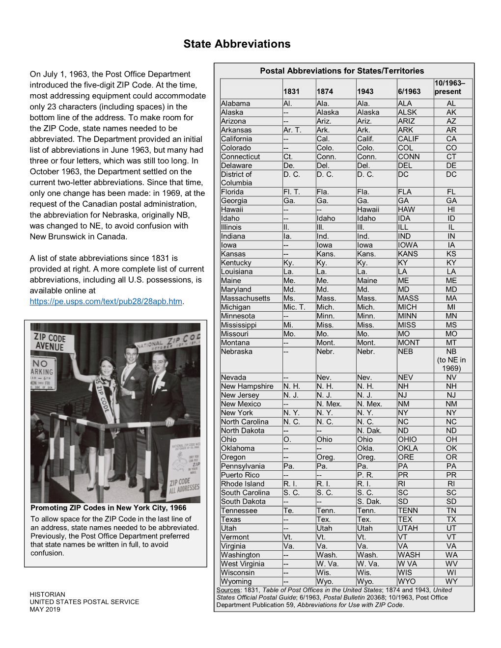 State Abbreviations