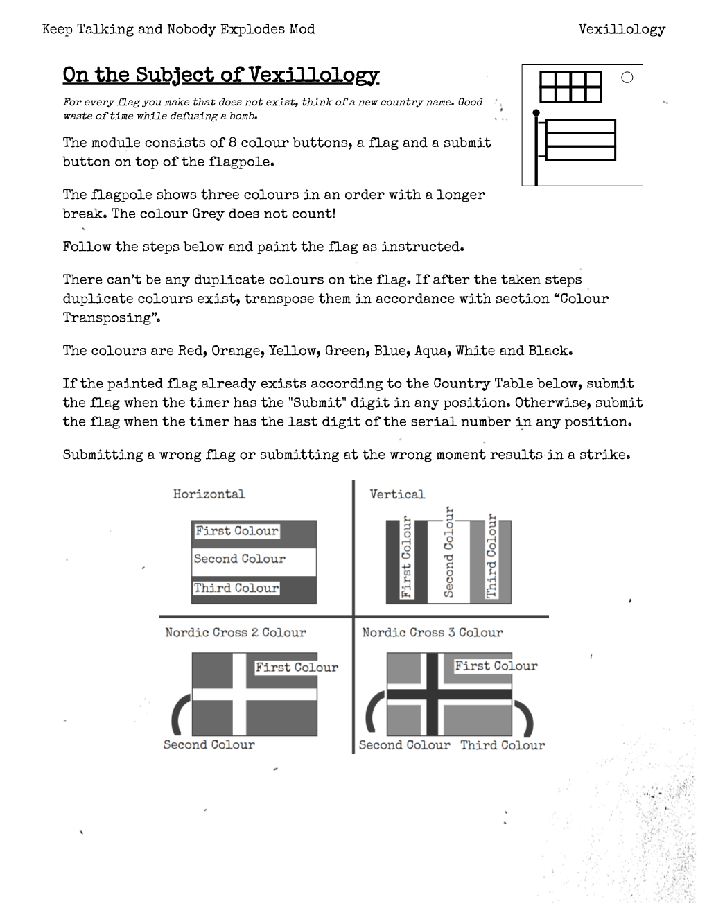 On the Subject of Vexillology