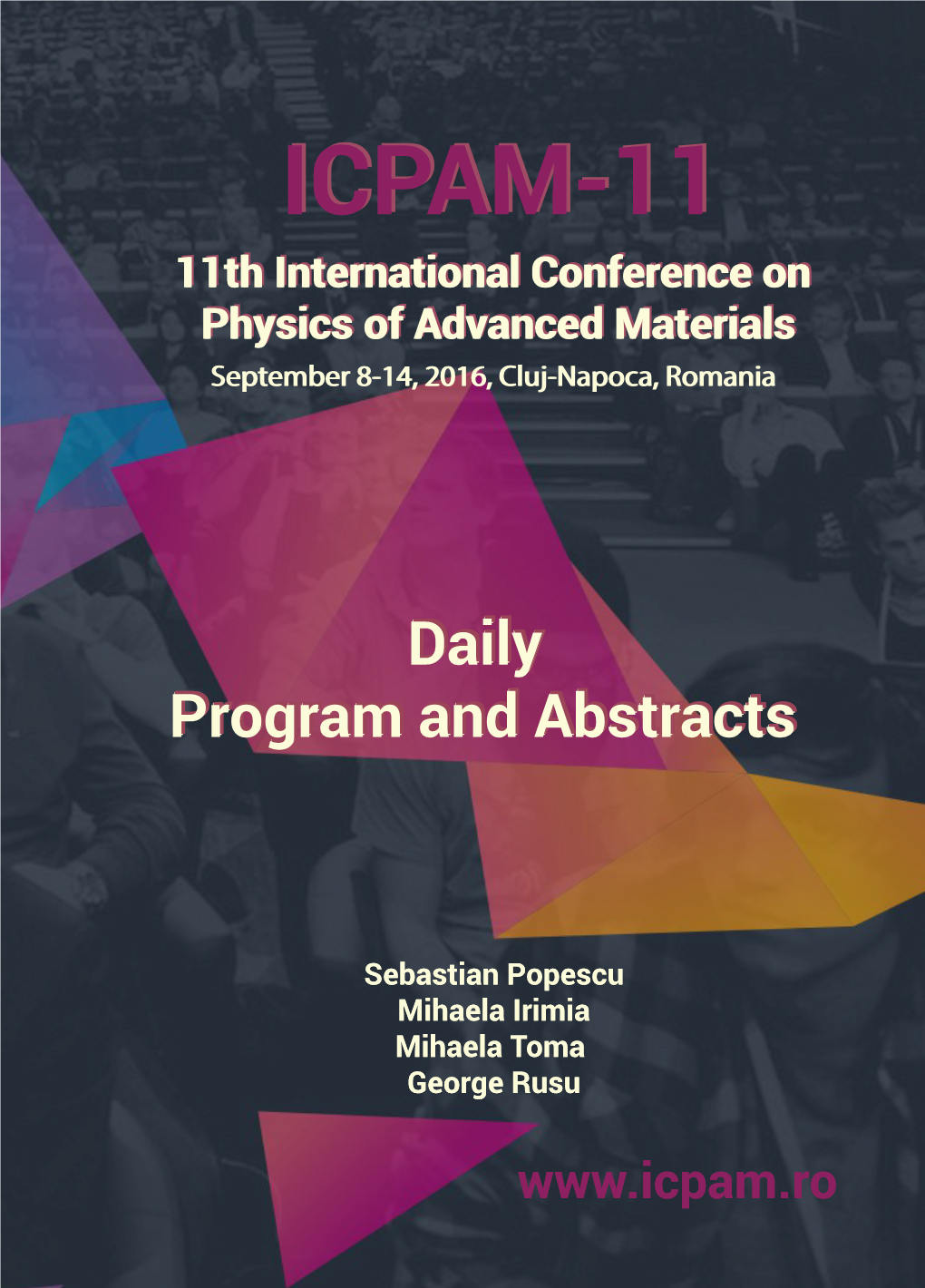 Book of Abstracts (ICPAM)