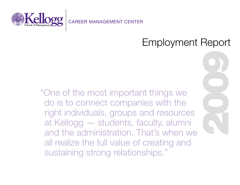 Employment Report