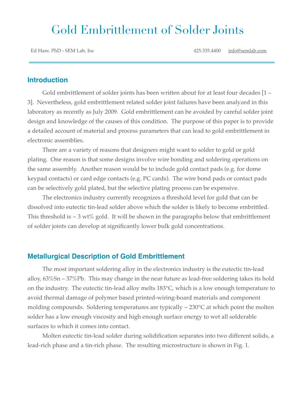 Gold Embrittlement of Solder Joints 2018.Pages