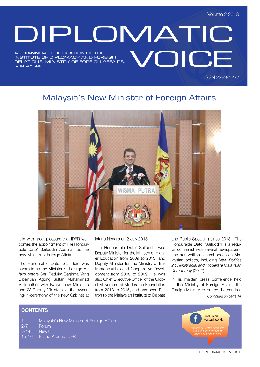 Diplomatic Voice Forum