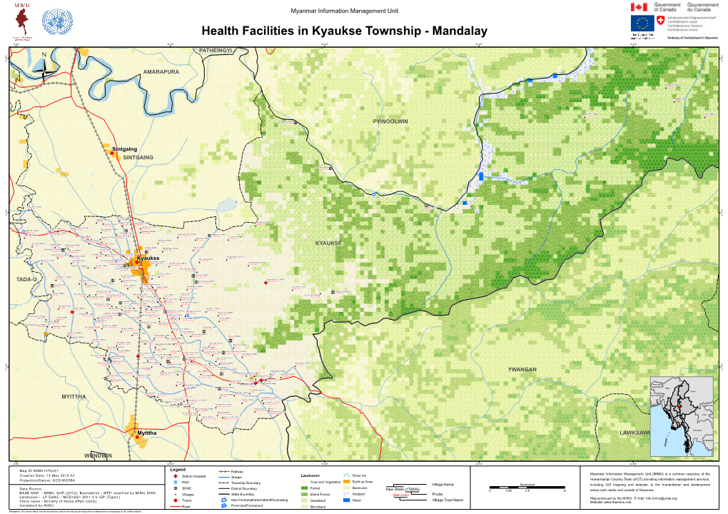 Health Facilities in Kyaukse Township - Mandalay