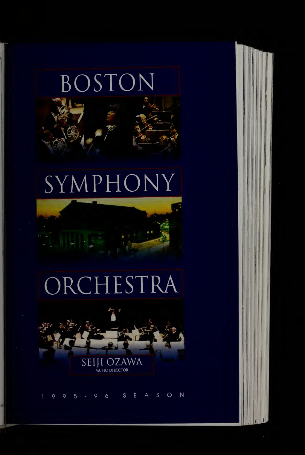 Boston Symphony Orchestra Concert Programs, Season 115, 1995-1996