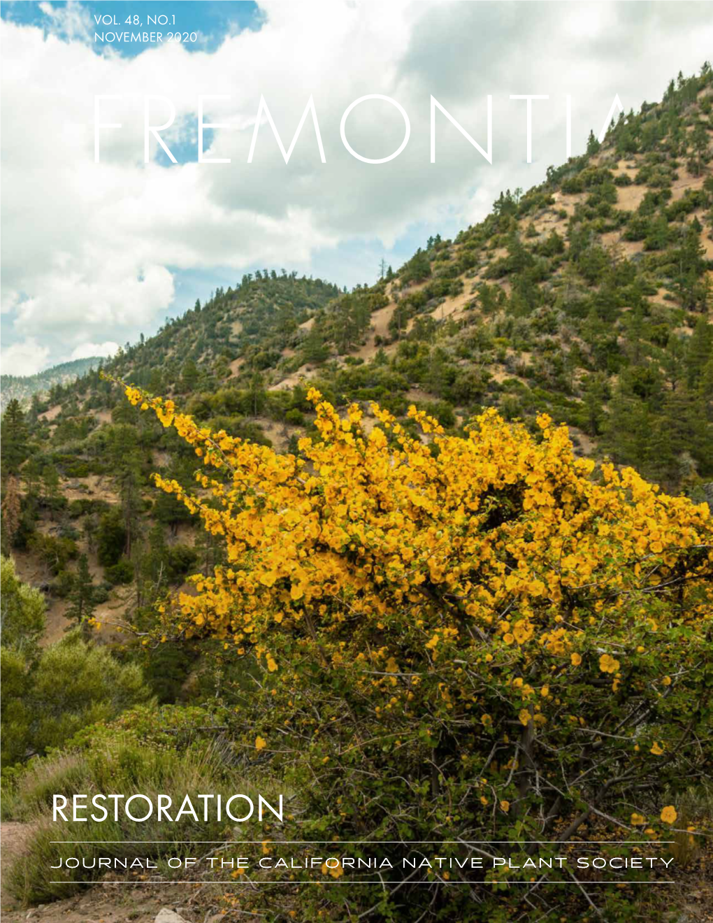 Restoration Fremontia Vol