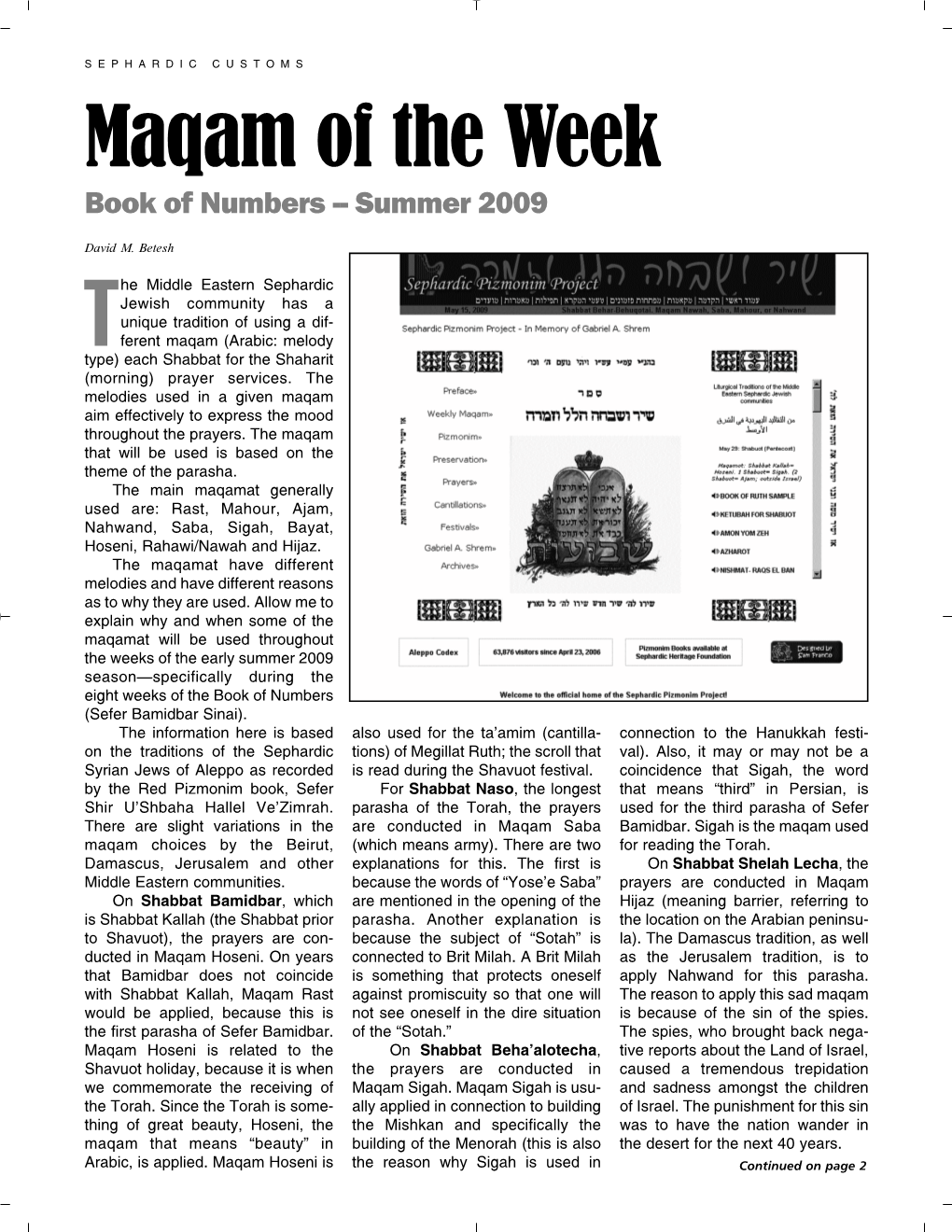 Maqam of the Week:Layout 1.Qxd