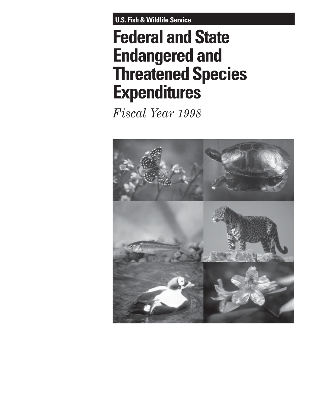 Endangered Species Expenditure Report (1998)