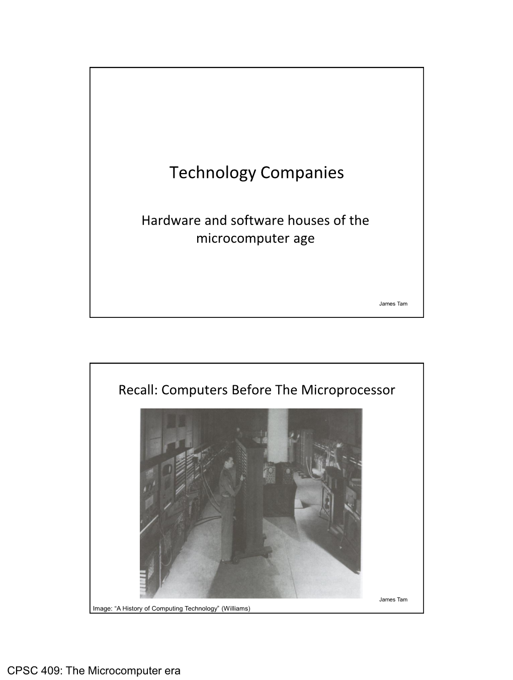 Hardware and Software Companies During the Microcomputer Revolution