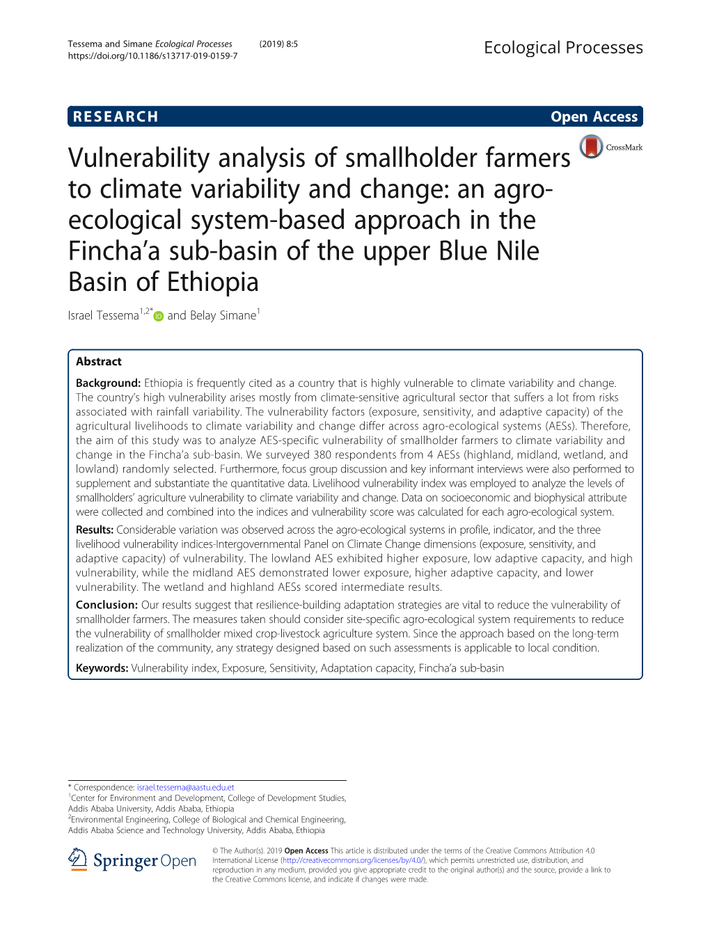 Vulnerability Analysis of Smallholder